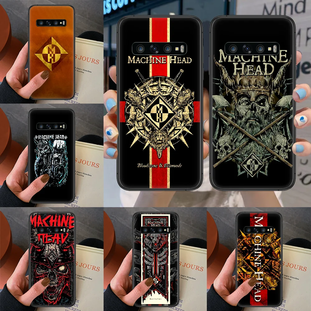 Шпиндельная головка Rock Band телефон чехол для Samsung Galaxy Note S 8 9 10 20 Plus E Lite Uitra черный Из