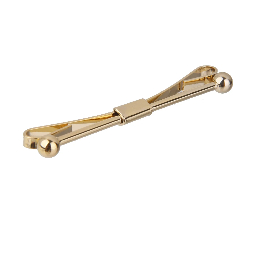 

Necktie Shirt Tie Collar Pin Tie Clip Clasp Bar Brooch Men Accessory Gold