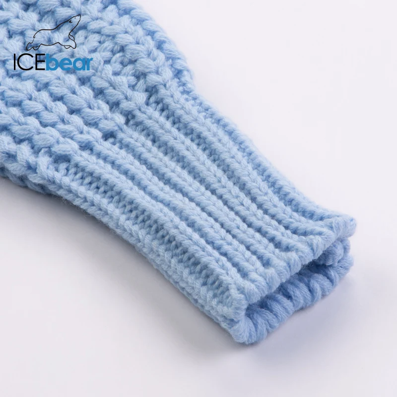 ICEbear женский свитер с высоким воротом длинным рукавом вязаный однотонный пуловер