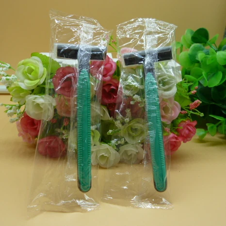 2 шт из нержавеющей стали с двойным лезвием одноразовые бритвы для удаления волос