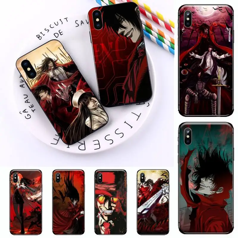 

Hellsing Alucard Fan anime Phone Case For iphone 12 11 13 7 8 6 s plus x xs xr pro max mini
