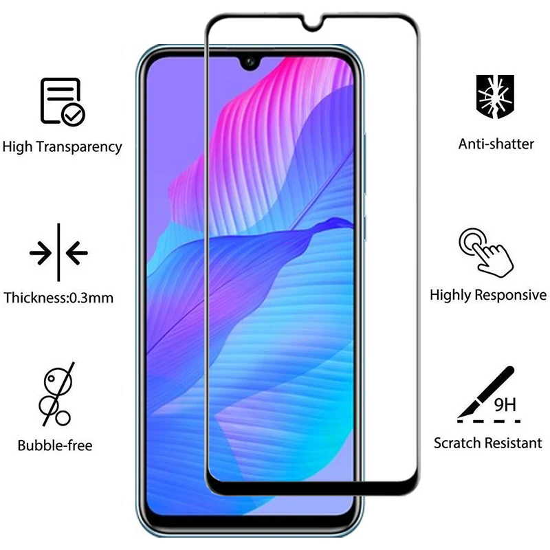 3 в 1стекло huawei y8p стекло для y6p/y7p 2020 защитное очки хонор 9а хуавей у6р у8 р на 9с у7р 9 а