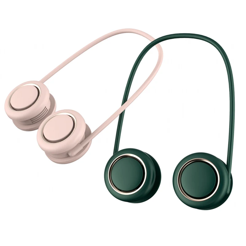 Мини вентилятор USB Портативный электрический на шее пластиковые Перезаряжаемые 3