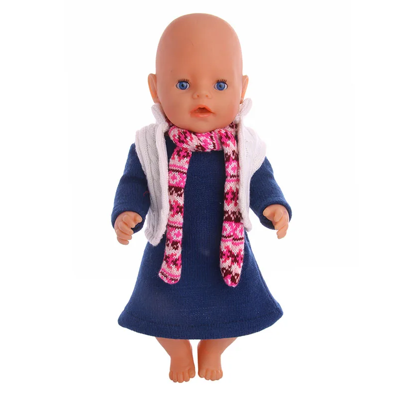 Милый комплект аксессуаров жилет юбка подходит для 18-дюймовой девочки и куклы