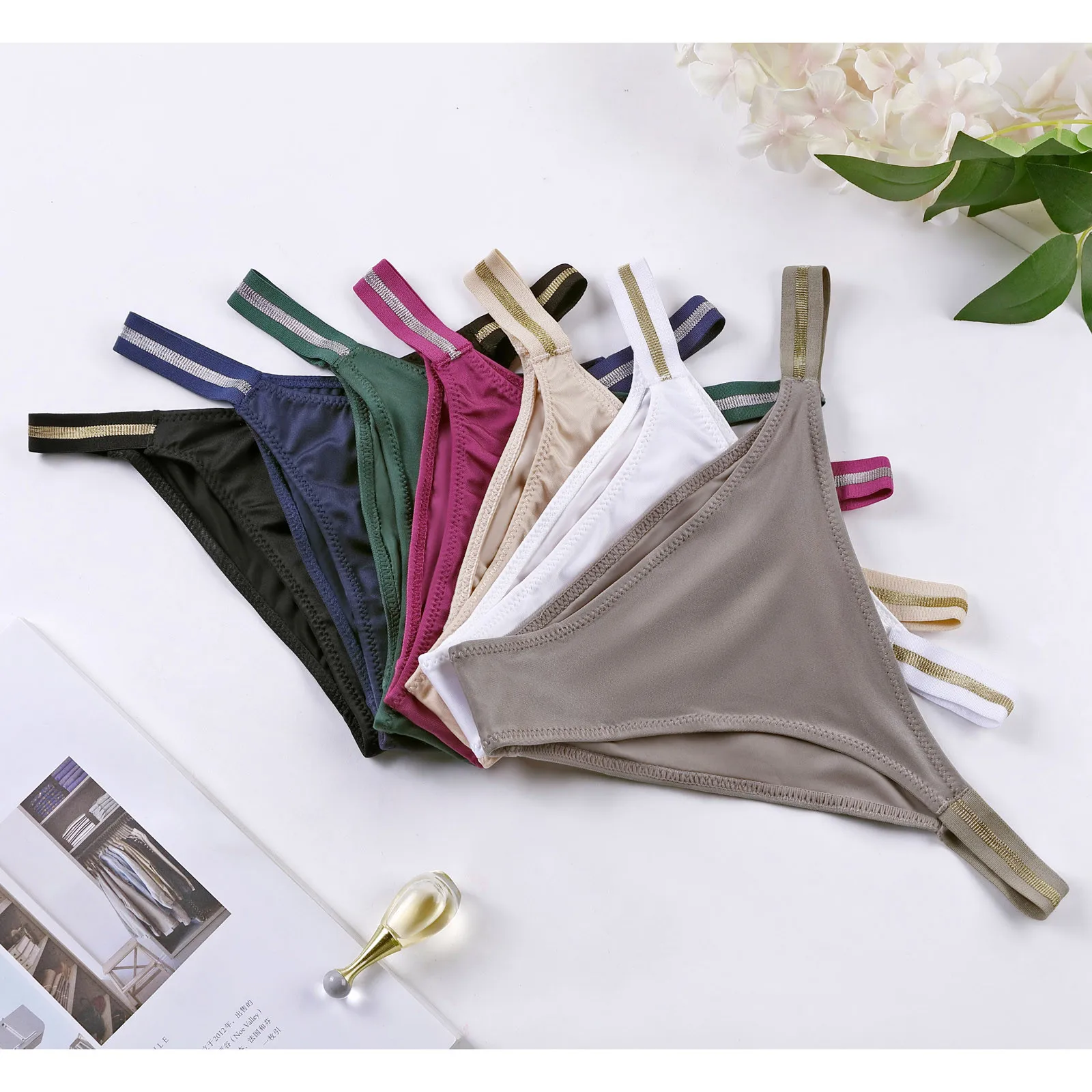 Белые Женские трусики 2021 модное горячее кружевное пикантное нижнее белье для