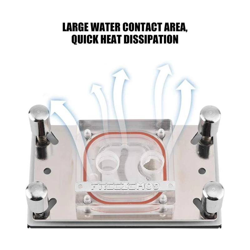 FREEZEMOD акриловый верхний блок водяного охлаждения Sprayable RGB CPU жидкостный с 0 3