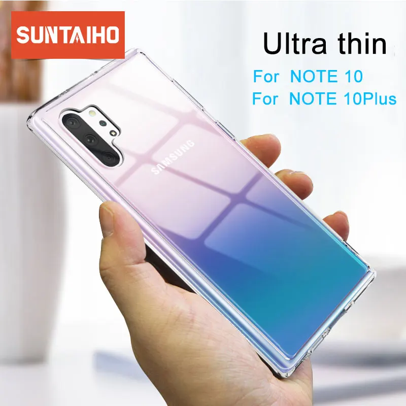 Силиконовый чехол Suntaiho для Samsung Galaxy S10 мягкий Note10 S10E S8 S9 S8Plus S9plus note 8 9
