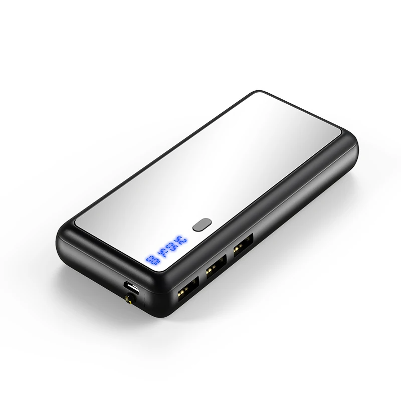 Black 15000mAh Портативный внешний аккумулятор для сотового телефона, запасная батарея, внешний аккумулятор, Внешнее зарядное устройство для Xiaomi Iphone, зарядное устройство, источник питания - Цвет: Black 15000mAh