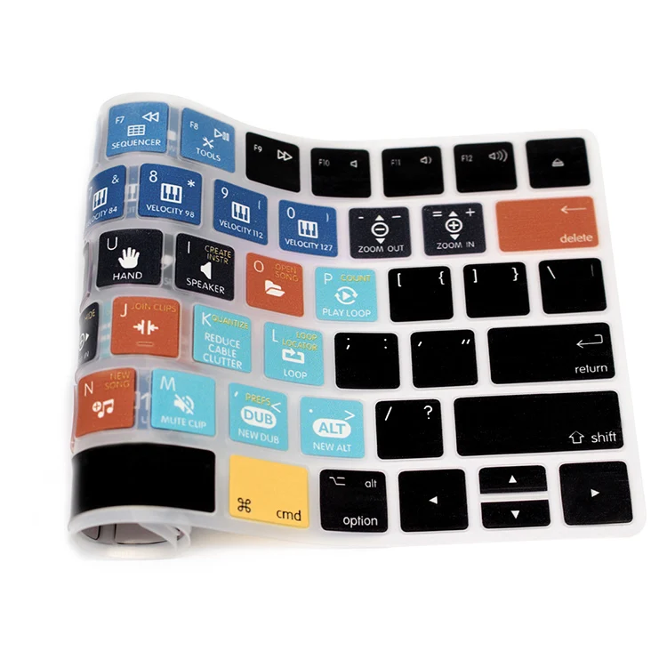 Чехол для клавиатуры с английской раскладкой силиконовая защитная пленка Apple Magic