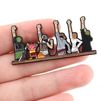 dz2170 collection anime enamel pins brooches woman men backpack bags badge fashion lapel jewelry kids friends birthday gifts