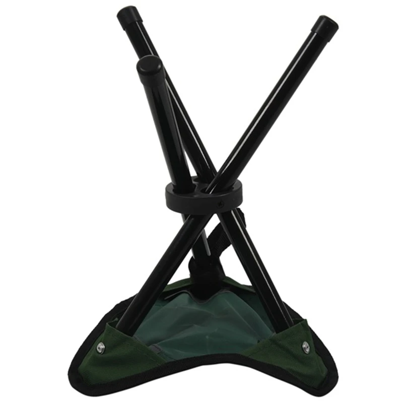 Складной стул с тремя ножками для кемпинга пикника походов рыбалки портативный