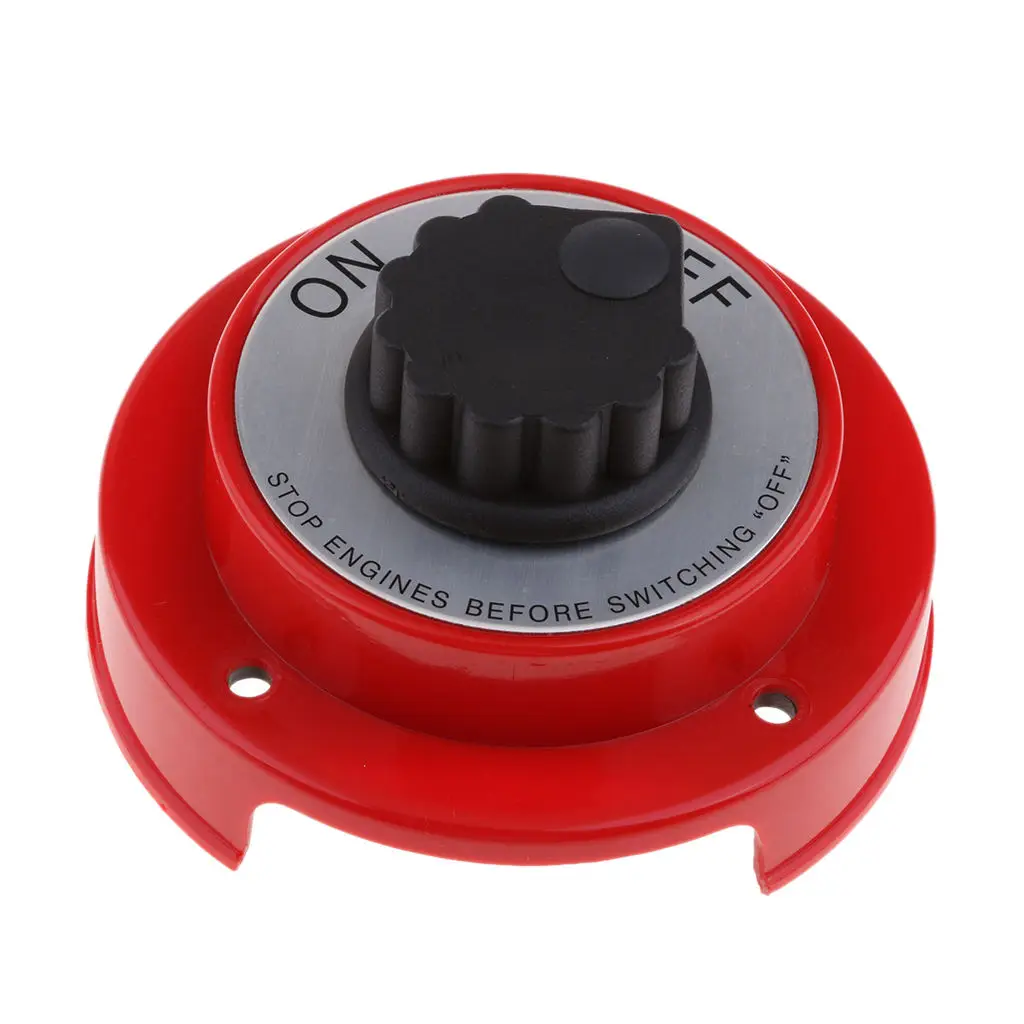 

Marine Boat Dual Battery Selector Disconnect Switch 250A 6-32V