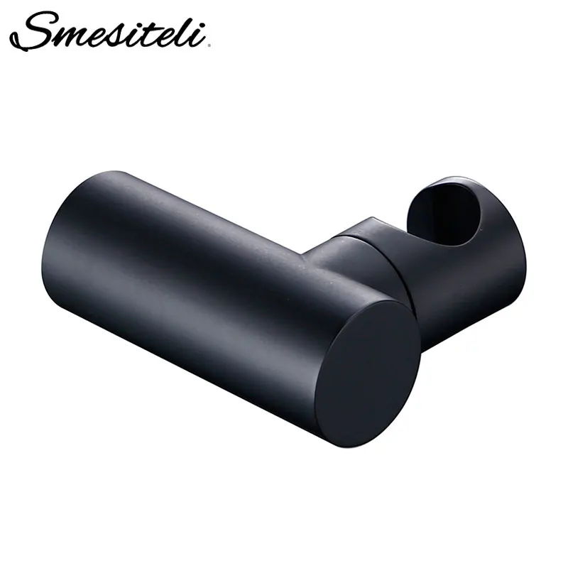 Кронштейн для душа Smesiteli ванной комнаты латунный настенный черный прочный