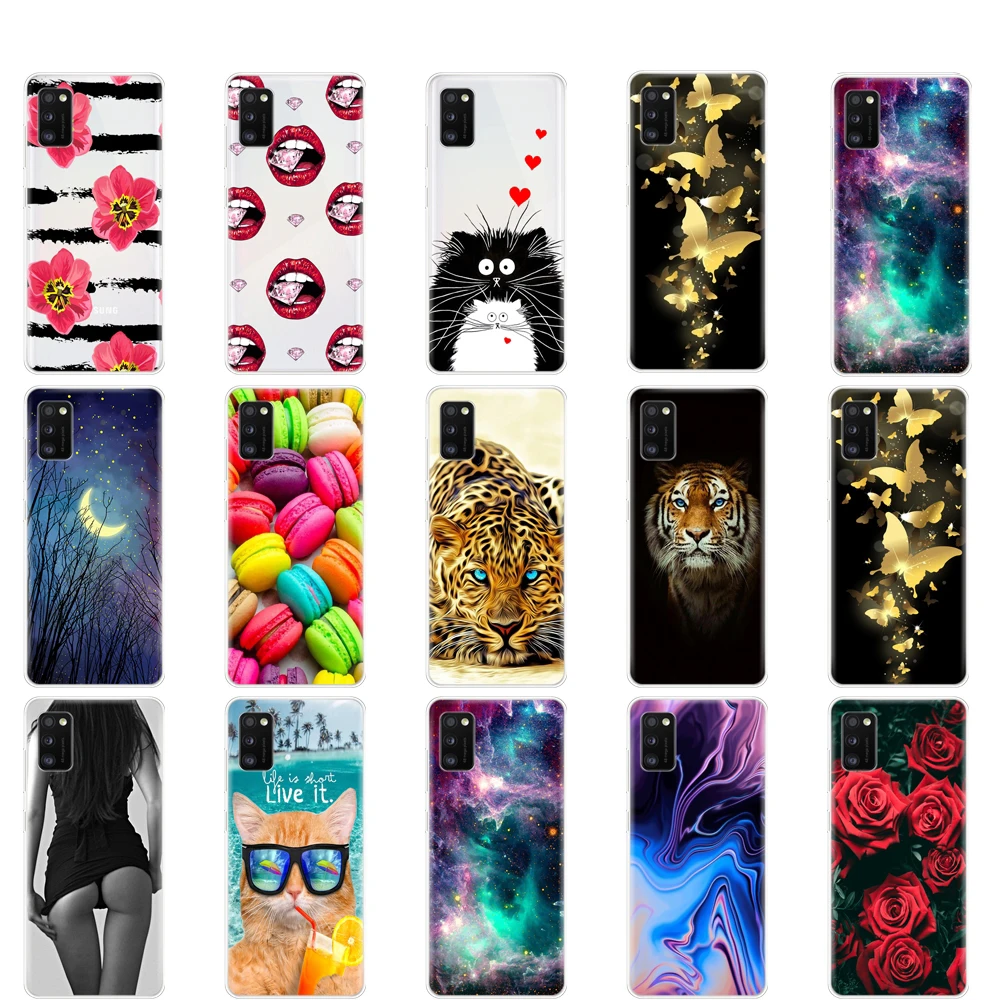 Для Samsung Galaxy A41 чехол 6 1 &quotМягкая обложка для телефона из силикона и ТПУ GalaxyA41 41 A415