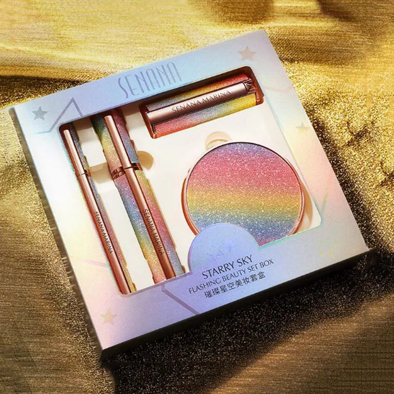 Звездное небо макияж набор коробка ровный тон кожи консилер ремонт изоляции для