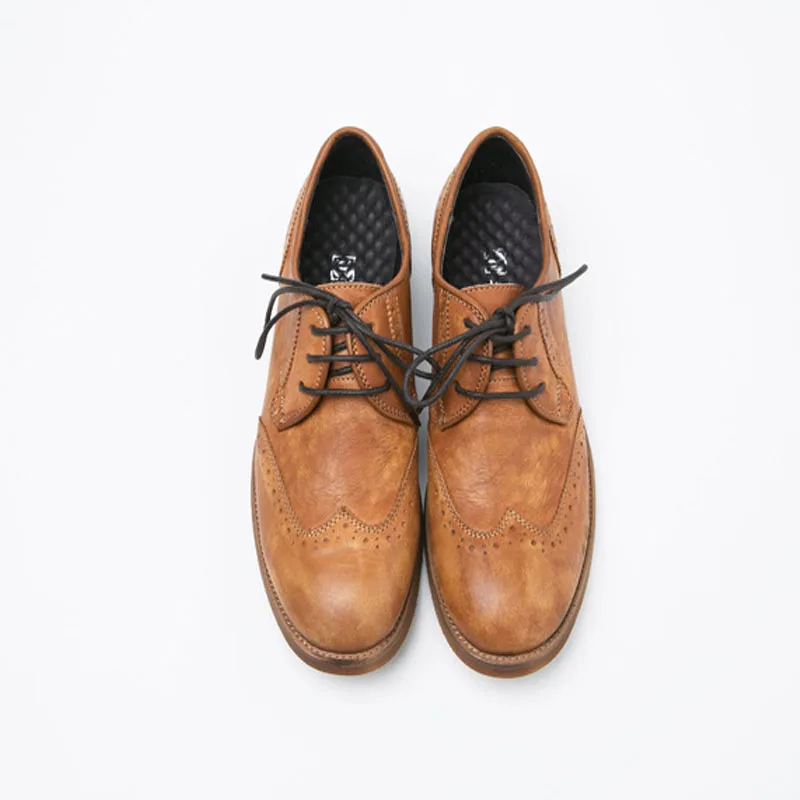 

Men Full Grain Genuine Leather Brogue Carved Shoes For Men Brand Oxford Fashion Luxury Dress Formal Wedding Party Shoes Men E51