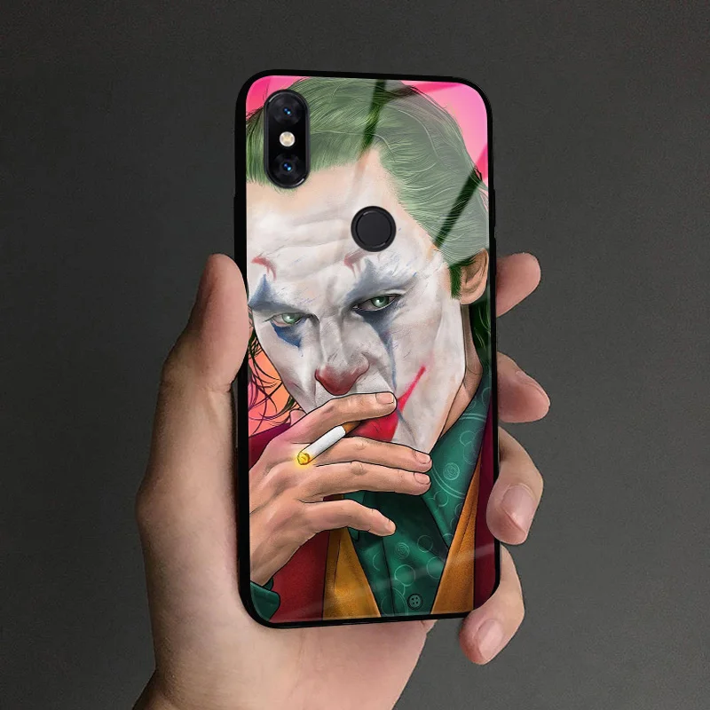 iD 75 Пленка Joker Joaquin Phoenix силиконовый стеклянный чехол для телефона xiaomi mi 8 9 se lite max mi x 2 2s 3 redmi note 5 6 7 8 pro - Цвет: iD 75