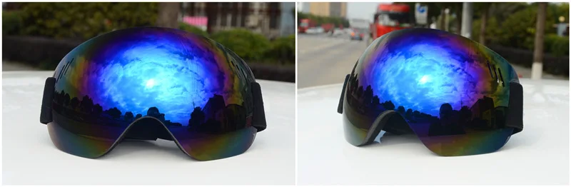 Качественные лыжные очки 3 слоя UV400 Анти-туман большие лыжные очки лыжные мужские и женские снежные сноубордические очки Лыжная маска