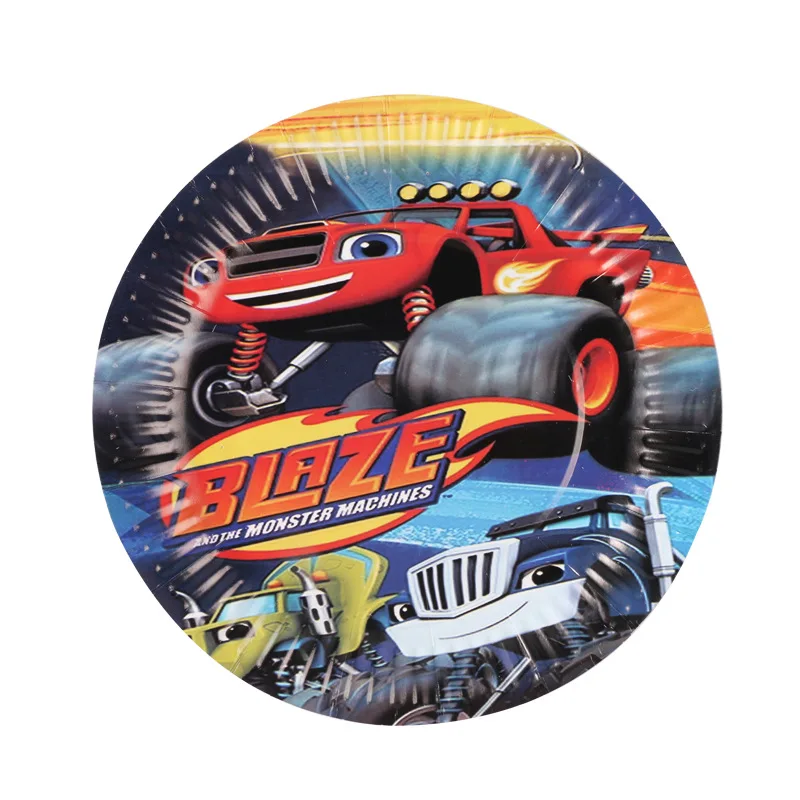 

24Pcs Blaze Monster Machines Cake Toppers Birthday Kids Party Cake Decorations Boy Baby Shower Children Day Party Supplies