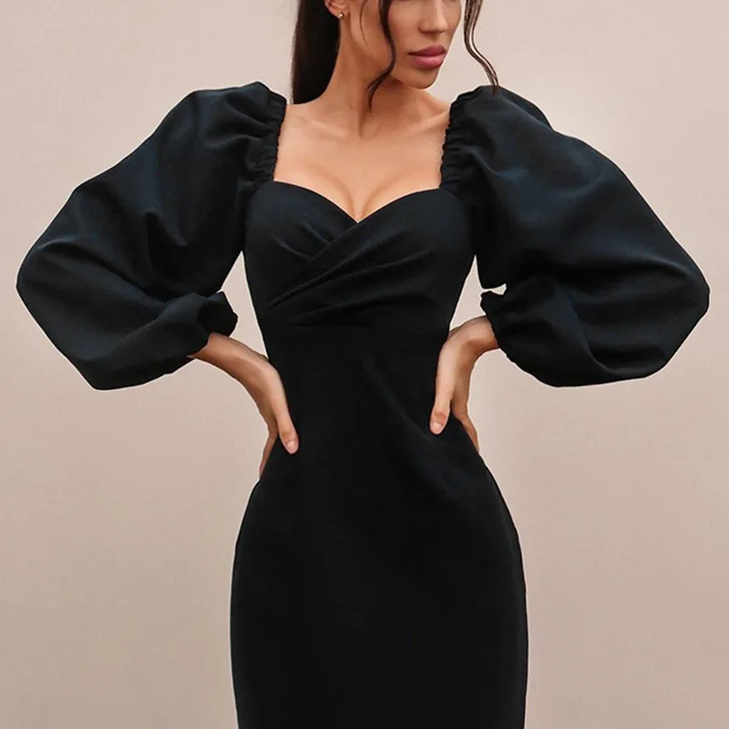 Элегантные женские платья модные вечерние для клуба красные черные обтягивающие