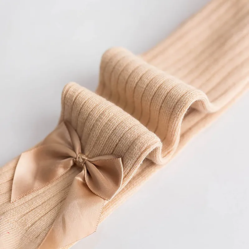 1-5Y Spring/Autumn Children Tights Cotton Baby Girl Pantyhose Kid Knitted Collant Tights Soft Infant Clothing Warm Lovely Pants