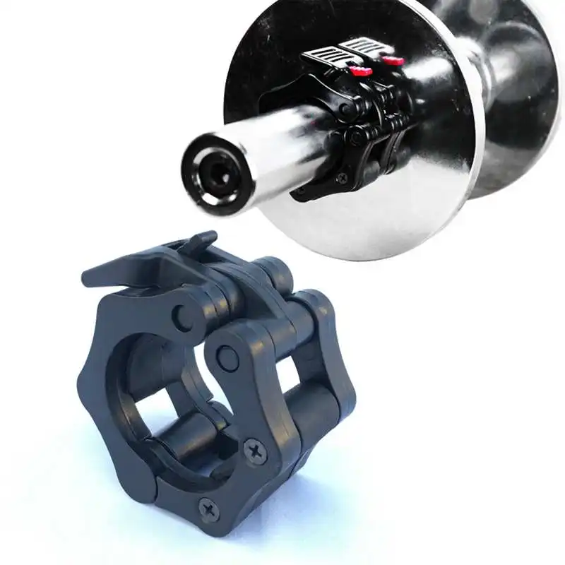 

1 Piece 25mm 30mm Barbell Lock Collars Weight Lifting Plastic Barbell Collars Clamp Bar Lock Home Gym Traning High Quality