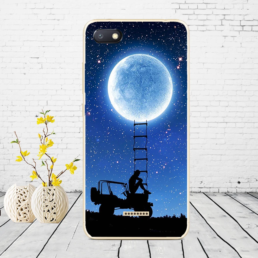 B50 Силиконовый чехол для xiaomi redmi 6a защитный чехол Мягкий ТПУ чехол для телефона Чехлы для xiaomi redmi 6A чехол бампер 6a Coque - Цвет: B50