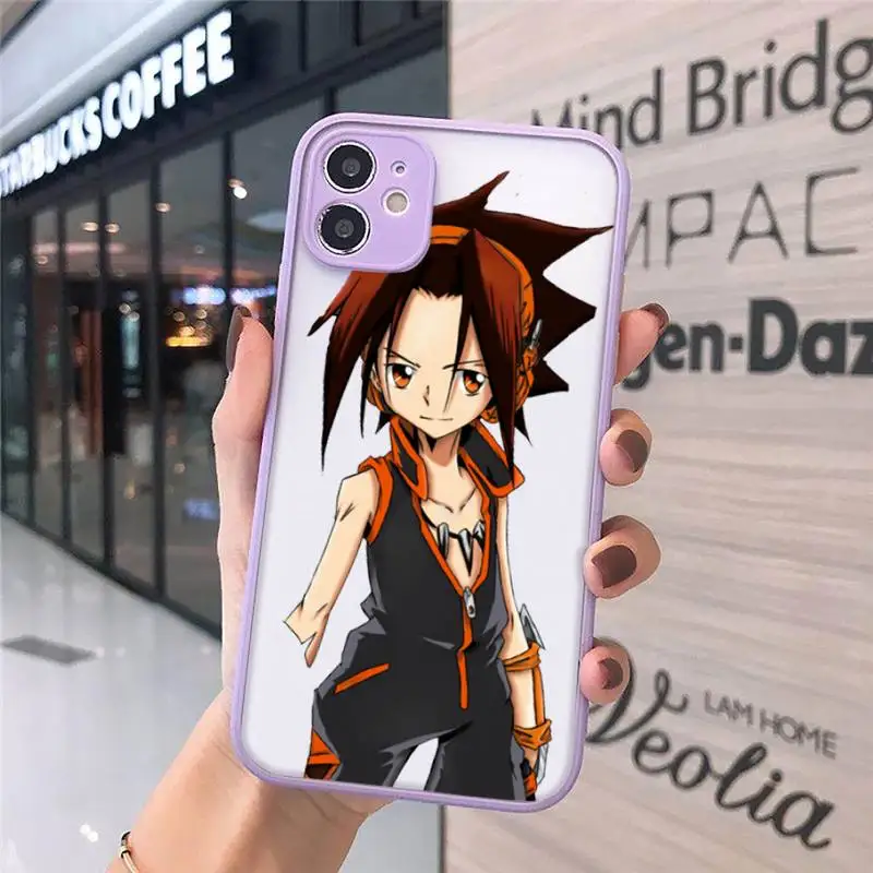 

shaman king anime manga luxury Phone Cases coque matte transparent For iphone 7 8 11 12 plus mini x xs xr pro max cover