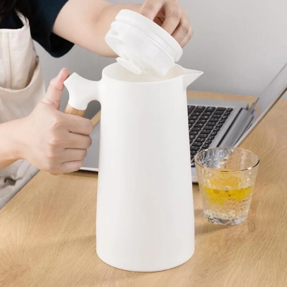 

1pc Glass Tank Insulation Pot Small Household Tea Bottle Keeping Warm Bottle