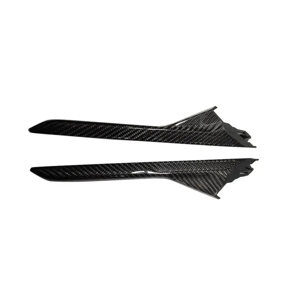

For BMW New M5 F90 Carbon Fiber Fender Light Trim 2018 - UP Front Fender Side Air Vent Cover Trim Automotive exterior parts