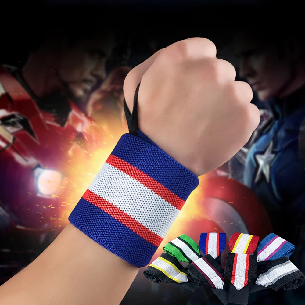 1 шт. манжет для поддержки запястья руки вес тренажерный зал обучение Скоба ремни