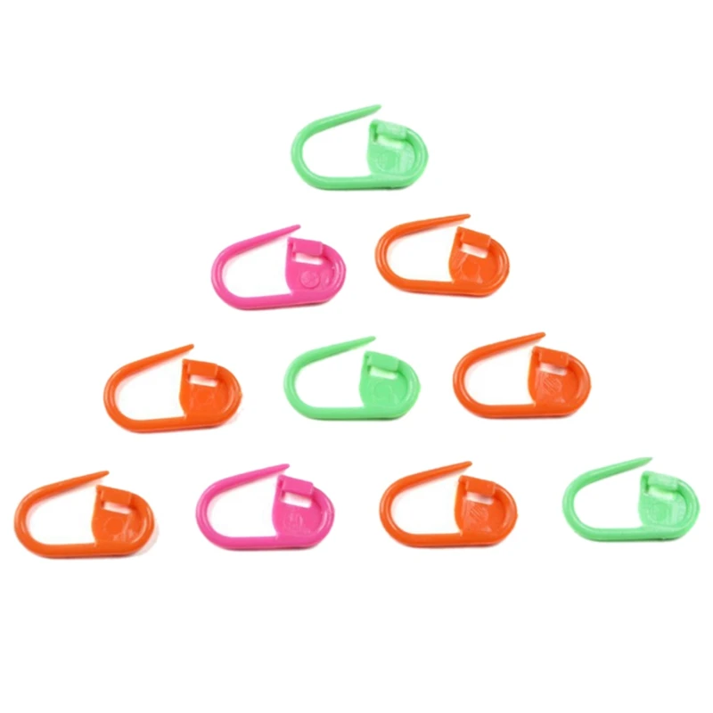 Новые 80 шт Красочные Вязание кроше блокировки иглы маркеры ремесло