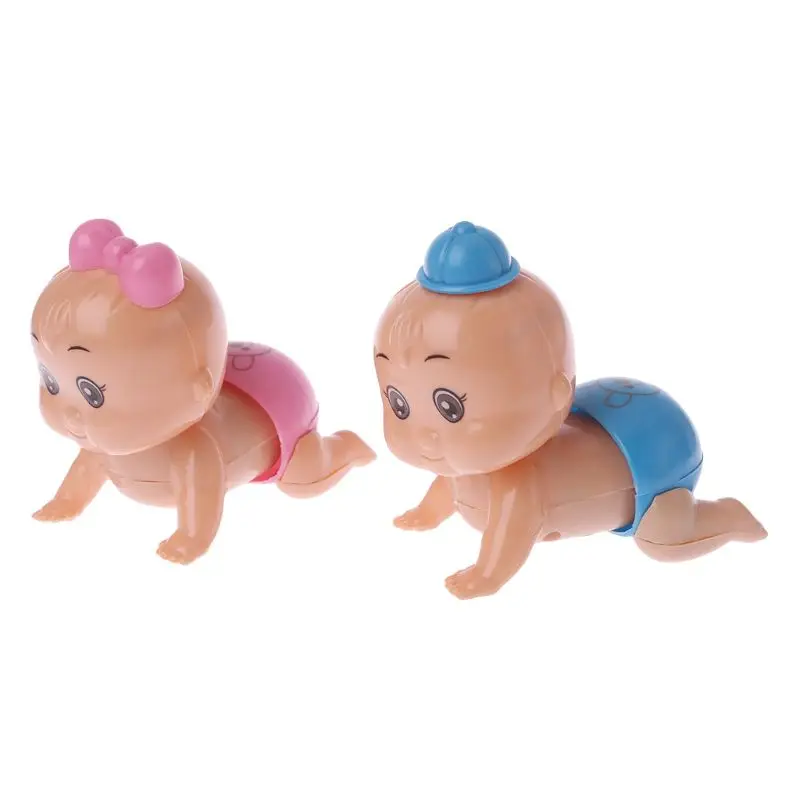 

Twist Baby Crawling Crawl Doll Clockwork Doll Wind Up Toy For Boy Girl Party Gift C5AF
