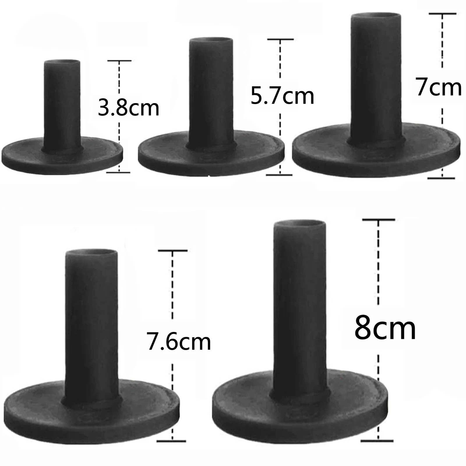 6 шт Ти для гольфа резиновая тренировочная площадка Практика Учебное пособие