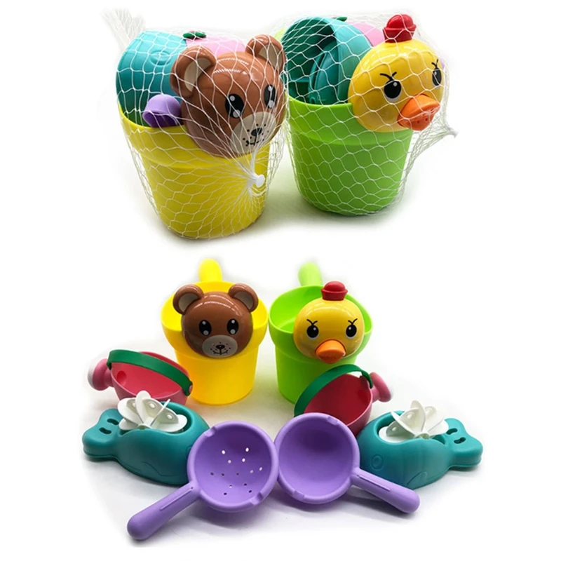 Children's Play Water Beach Toys Baby Bathroom Swimming Pool   Parent-child Interactive Shower Water Toys Set