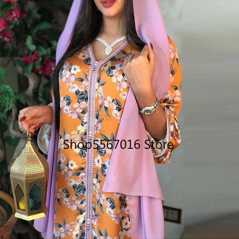 Kaftan Abaya Dubai Turkey Muslim Hijab Long Dress Islam Abayas For Women Robe Longue Femme Musulmane Caftan Maroc Djellaba Femme
