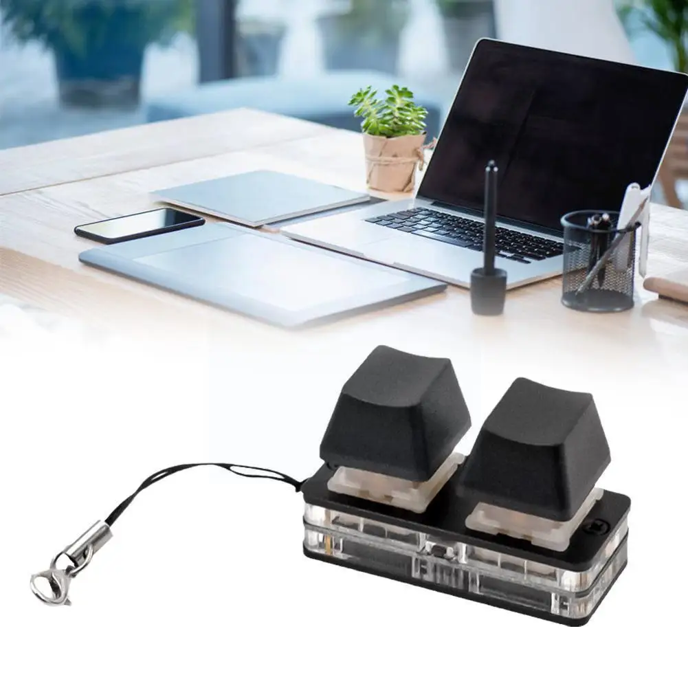 

Desktop Laptop Computer DIY Setting Mini Keyboard 2 And Programmable Paste Keys Axis Copy Red Keyboard Mechanical I2X3