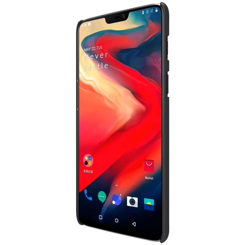 Для Oneplus 6 чехол матовый чехол NILLKIN для Oneplus 6 Чехол твердый пластиковый чехол на заднюю панель для One plus 6 с подарком