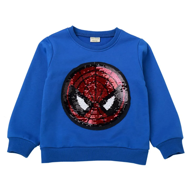 Disney 1 шт. новый свитер с изображением Человека паука пайетками Магия комиксов