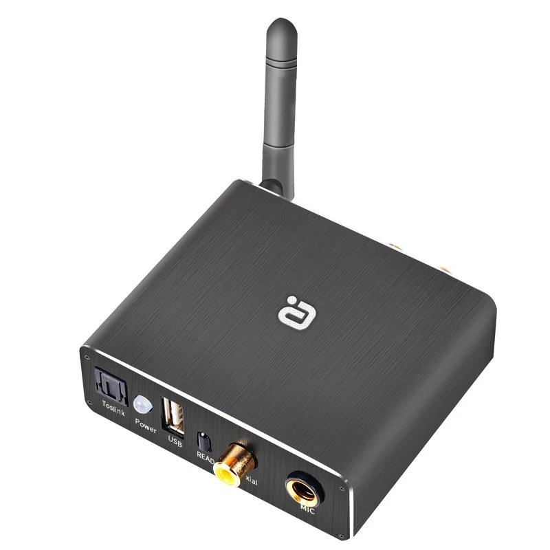 Беспроводной Bluetooth 5,0 приемник аудио цифро-аналоговый преобразователь плейер с микрофоном оптический коаксиальный кабель RCA Aux музыка адапт...