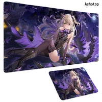 genshin impact mouse pad 70x30cm fury professional e sports gamers speed mini pc gaming non skid keyboard laptop mouse pad mat