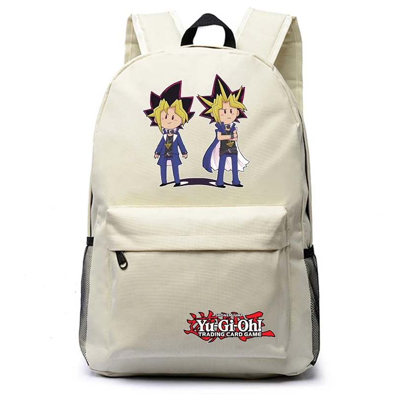 

Аниме Yu-Gi-Oh! Холщовый Рюкзак Teenger, школьный дорожный ранец унисекс из ткани для студентов, сумка для ноутбука высокого качества
