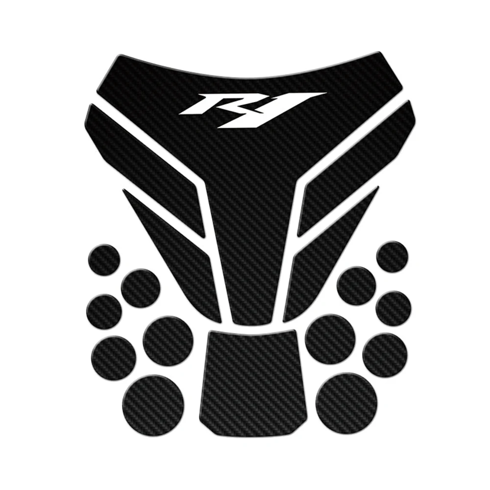 

Universal For Yamaha YZF R1 YZF-R1 New Motorcycle 3D Carbon Fiber Fuel Tank Cover Traction Pad Protector Gas Cover Sticker Decal