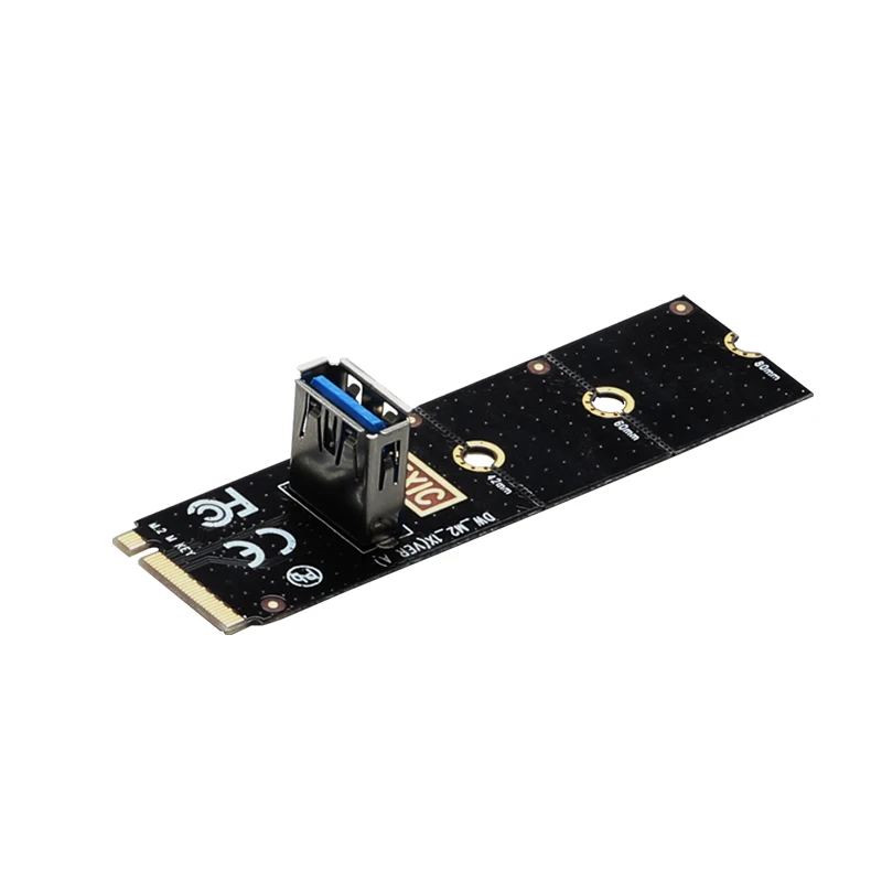 

Преобразовательная карта NGFF на PCI-E, интерфейс M2 в слот PCI Express 16x с кабелями USB3.0 SATA 6Pin + переходная карта PCIe 1x для майнинга
