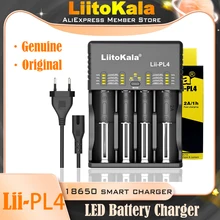 2021 NEW Genuine/Original LiitoKala Lii-PL4 18650 21700 Smart Charger Suitable for 18650, 26650 and other 3.7V lithium batteries