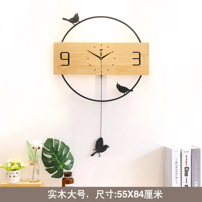 Скандинавские часы настенные Креативные Часы для гостиной минималистичные