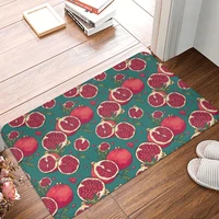 juicy pomegranate fruits doormat carpet mat rug polyester pvc non slip floor decor bath bathroom kitchen bedroom 4060