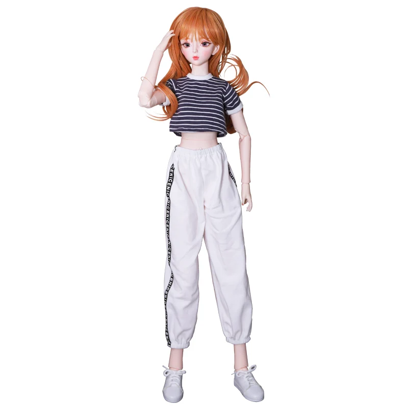 Наряды полосатая рубашка и слаксы только одежда для 1/3 BJD girls toy ICY SD|Куклы| |
