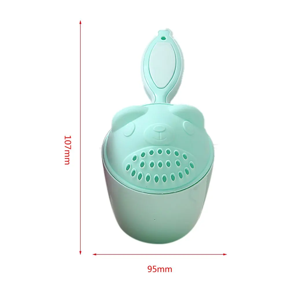 

Cartoon Bear Baby Bath Cups Baby Shampoo Cup Children Bathing Bailer Baby Shower Spoons Child Washing Hair Cup Kids Bathing Tool
