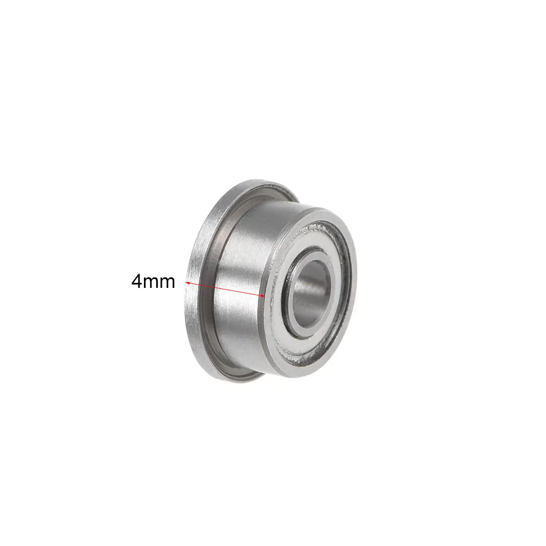 

uxcell F693ZZ Flange Ball Bearing 3x8x4mm Shielded Chrome Bearings 20pcs